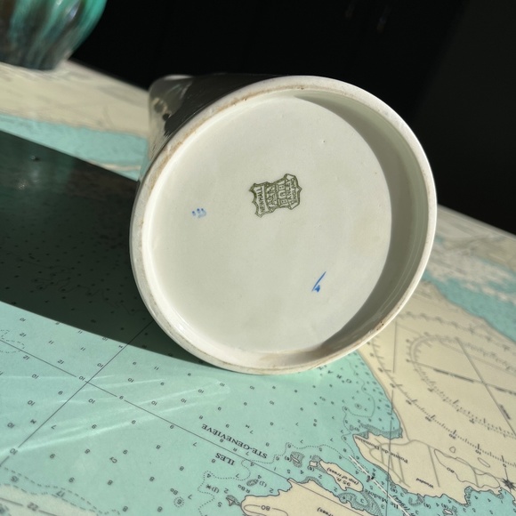 Vintage Newhall Hanley Staffordshire Porcelain Pitcher / Asian Motif - Picture 8 of 9